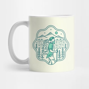 Nature Adventure Backpacker 2 Mug